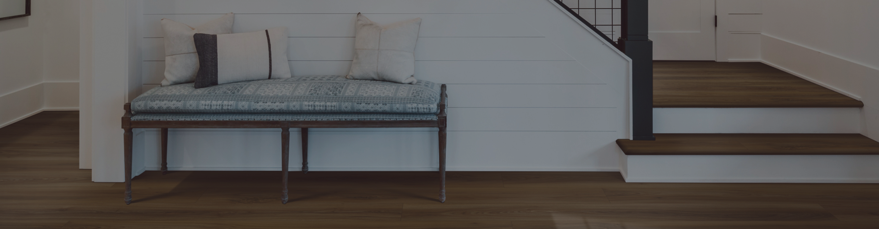 wood flooring and stairs